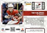 2022 Trey McBride Panini Contenders ROOKIE TICKET VARIATION AUTO AUTOGRAPH #136 Arizona Cardinals