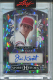 2025 Jim Kaat Leaf Sports Heroes HALL HEROES ICE AUTO 03/25 AUTOGRAPH #HH-JK1 St. Louis Cardinals HOF