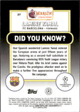 2024 Lamine Yamal Topps Merlin UEFA Champions League #27 ROOKIE BARCELONA