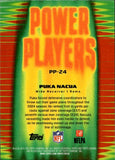 2025 Puka Nacua Topps Chrome POWER PLAYERS PINK REFRACTOR 157/250 #PP-24 Los Angeles Rams