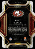 2021 Trey Lance Panini Select CLUB LEVEL ROOKIE COPPER DIE CUT 122/199 RC #245 San Francisco 49ers