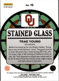 2023 Trae Young Panini Prizm Draft Picks SILVER STAINED GLASS Oklahoma Sooners #15
