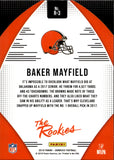 2018 Baker Mayfield Panini Donruss THE ROOKIES ROOKIE RC #R-3 Cleveland Browns