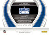 2023 Scarlett Panini Immaculate WWE PREMIUM JUMBO SHIRT AUTO 12/99 AUTOGRAPH RELIC #PM-SL Friday Night Smackdown