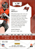 2021 Tom Brady Panini Playoff RED AND BLUE 02/50 #169 Tampa Bay Buccaneers