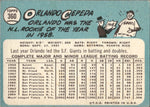 1965 Orlando Cepeda Topps #360 San Francisco Giants BV $80 3