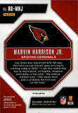 2024 Marvin Harrison Jr. Panini Prizm ROOKIE GEAR PURPLE PULSAR JERSEY Arizona Cardinals #RG-MHJ