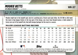 2024 Mookie Betts Topps Big League RED FOIL 1/5 #WR-37 Los Angeles Dodgers