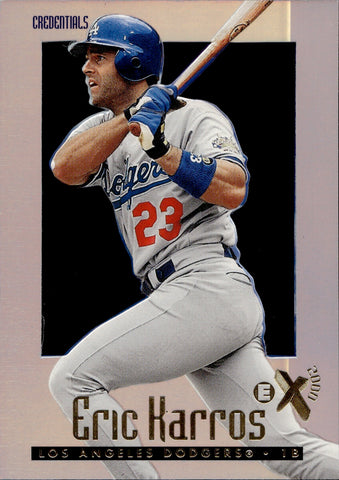 1997 Eric Karros E-X2000 CREDENTIALS 88/299 Los Angeles Dodgers #79