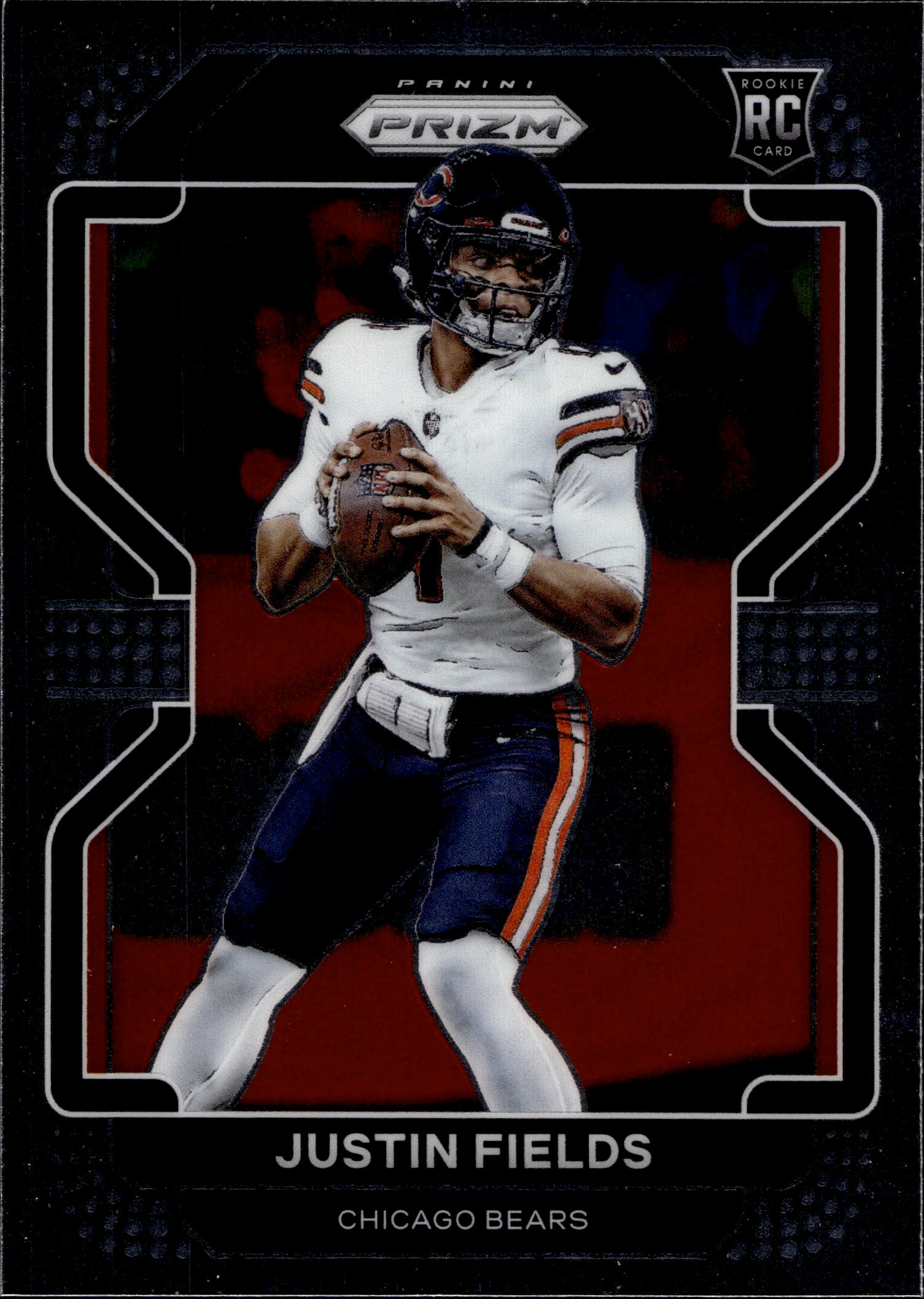 Justin Fields Rookie Card 2021 NFL Panini Prizm Break Bears 