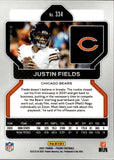 2021 Justin Fields Panini Prizm ROOKIE RC #334 Chicago Bears