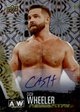 2021 Cash Wheeler Upper Deck AEW PYRO AUTO 10/25 AUTOGRAPH #31