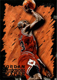 1996-97 Michael Jordan Fleer HARDWOOD LEADER #123 Chicago Bulls HOF 2