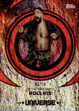 2025 Seth "Freakin" Rollins Topps Universe WWE RED MAGMA AAP 03/10 #12 Monday Night Raw