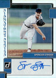 2022 Spencer Strider Panini Donruss ROOKIE SIGNATURE SERIES AUTO AUTOGRAPH RC #SS-SS Atlanta Braves