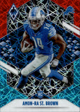 2021 Amon-Ra St. Brown Panini Phoenix FIRE AND ICE 33/50 #131 Detroit Lions