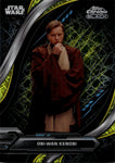 2024 Obi-Wan Kenobi Topps Chrome Black YELLOW LAZER REFRACTOR 5/75 #6