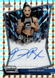 2026 Bianca Belair Topps Chrome WWE GEOMETRIC REFRACTOR BLUE BRAND AUTO AUTOGRAPH #BBA-BB Friday Night Smackdown