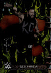 2025 Kevin Owens Topps Chrome Cactus Jack BLACK & YELLOW REFRACTOR #4