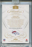 2019 Phillip Lindsay Panini Flawless RUBY RED 13/20 #22 Denver Broncos