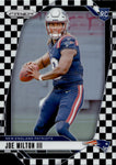 2024 Joe Milton III Panini Prizm BLACK AND WHITE CHECKERBOARD ROOKIE RC #354 New England Patriots