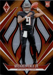 2024 Michael Penix Jr. Panini Phoenix ORANGE FADE ROOKIE RC #229 Atlanta Falcons