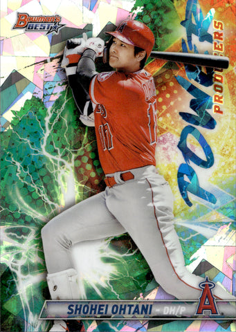 2019 Shohei Ohtani Bowman's Best POWER PRODUCERS ATOMIC REFRACTOR #PP-SO Anaheim Angels
