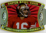 2011 Joe Montana Topps DIE CUT SUPER BOWL LEGENDS #SB-62 San Francisco 49ers HOF 3