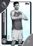 2025-26 Kai Havertz Topps Premier League #15 72/75 BLACK AND WHITE FOIL ARSENAL