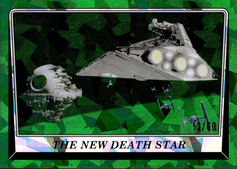 2023 A New Death Star Topps Chrome Star Wars Sapphire Edition GREEN 13/60 #9 Return of the Jedi