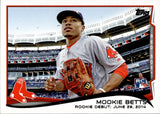 2014 Mookie Betts Topps Update ROOKIE RC #US-301 Boston Red Sox 2