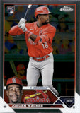 2023 Jordan Walker Topps Chrome ROOKIE RC #209 St. Louis Cardinals 19