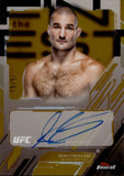 2025 Sean Strickland Topps Finest THE FINEST GOLD REFRACTOR AUTO 19/50 AUTOGRAPH #TFA-SS Middleweight