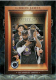 2023-24 LeBron James Panini NBA Hoops Premium Stock TROPHY CASE PRIZM SP #5 Los Angeles Lakers