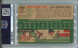 1954 Warren Spahn Topps PSA 1 #20 Milwaukee Braves HOF 2588