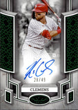 2024 Kody Clemens Topps Tier One GREEN BRK OUT AUTO 28/49 AUTOGRAPH #BOA-KC Philadelophia Phillies