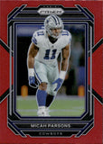 2022 Micah Parsons Panini Prizm RED #82 Dallas Cowboys