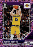 2024-25 Austin Reaves Donruss Optic Fast Brk PINK 09/25 #140 Los Angeles Lakers