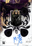 2025 The Miz Topps Royalty WWE PURPLE FOIL TRIUMPH TRIPLE SHIRT AUTO 26/50 AUTOGRAPH RELIC #TRS-MIZ Friday Night Smackdown