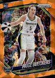 2025 Paige Bueckers Panini Prizm WNBA ROOKIE ORANGE ICE PRIZM #5 Dallas Wings