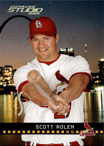 2004 Scott Rolen Donruss Studio PROOFS GOLD 44/50 #183 St. Louis Cardinals