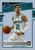 2020-21 LaMelo Ball Donruss Optic HOLO SILVER RATED ROOKIE RC #153 Charlotte Hornets