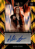 2023 Alba Fyre Panini Select WWE GOLD FLASH SIGNATURE SELECTIONS AUTO 1/5 AUTOGRAPH #SLA-FR NXT