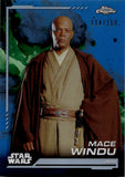 2024 Mace Windu Topps Chrome SKYWALKER BLUE REFRACTOR 114/150 #138