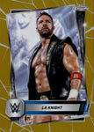 2025 LA Knight Topps Chrome WWE GOLD REFRACTOR 41/50 #118 Friday Night Smackdown