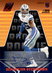 2023 Demarvion Overshown Panini Zenith ROOKIE RED NO HUDDLE AUTO AUTOGRAPH RC #128 Dallas Cowboys