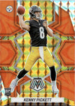 2022 Kenny Pickett Panini Mosaic ORANGE NFL DEBUT ROOKIE RC #301 Pittsburgh Steelers 1