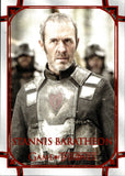 2022 Stannis Baratheon Rittenhouse Game of Thrones THE IRON ANNIVERSARY RED 17/25 #293