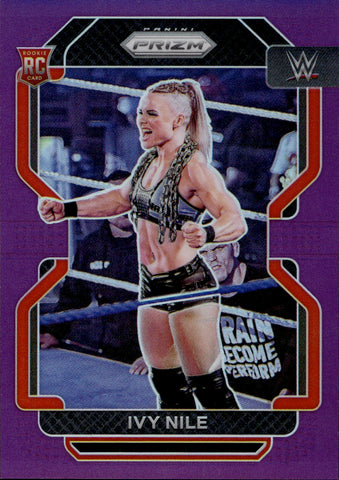 2022 Ivy Nile Panini Prizm WWE ROOKIE PURPLE 085/149 RC #184 NXT