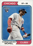 2023 Christopher Morel Topps Heritage IMAGE VARIATION ROOKIE Chicago Cubs #110